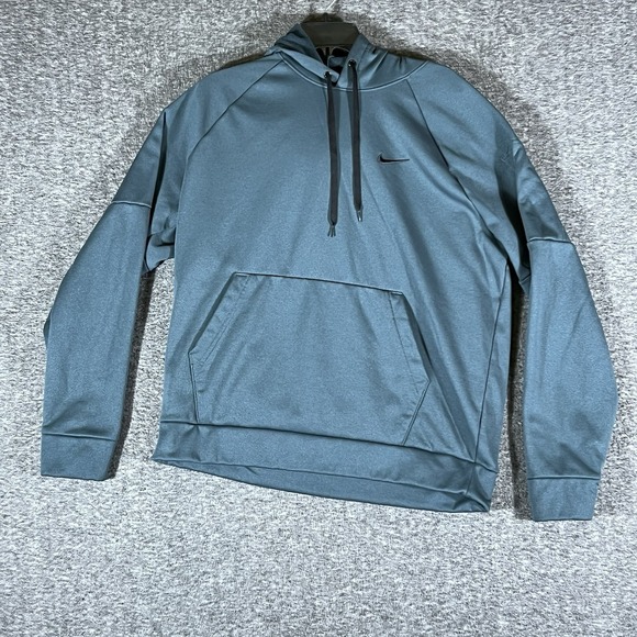 Nike Therma-FIT Pullover  Hoodie Green Mens Size L - Picture 1 of 9